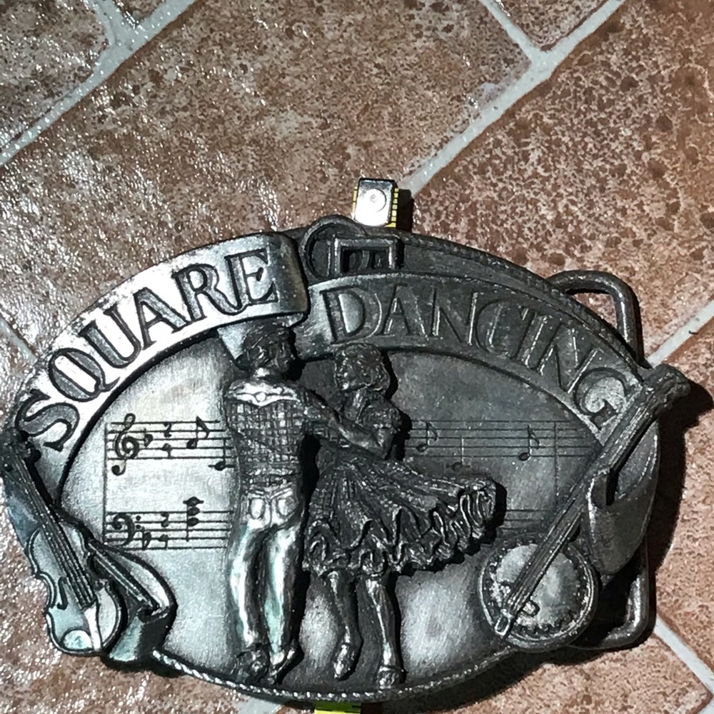 Vintage Square Dance Buckle